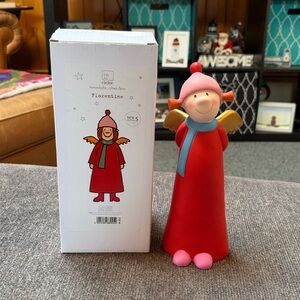 Himmlitche Schwestern Florentine Red Angel Figurine with Box